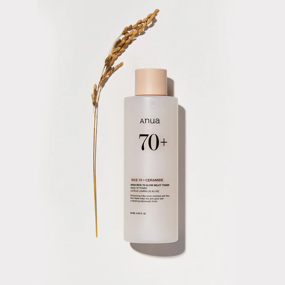 anua toner

anua rice toner

anua rice 70 glow milky toner

ANUA - Tônico Leitoso Iluminador Rice 70 Glow 250ml