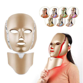 Máscara Facial LED com 7 cores - PELECOREANA